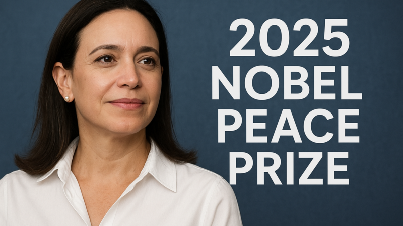 Venezuelan Leader Maria Corina Machado Nominated for 2025 Nobel Peace Prize